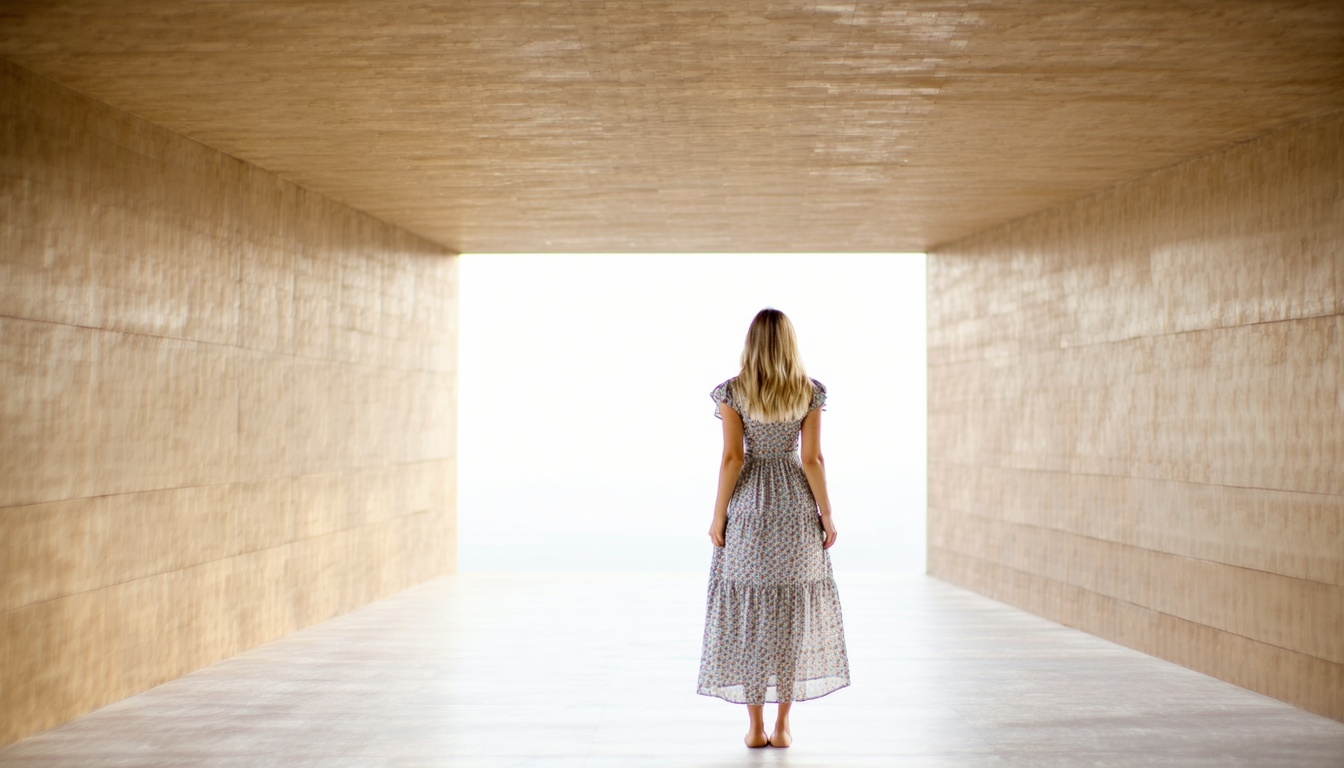 Individual growing in confidence during transformational journey